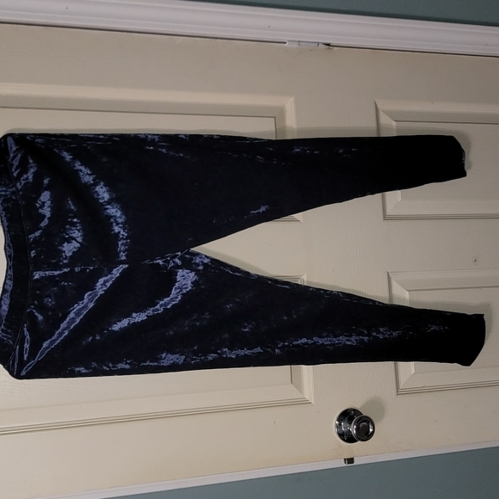 Wallflower Blue Velvet Sleepwear Pants Women's (M) Gently‎ Used Good Condition
